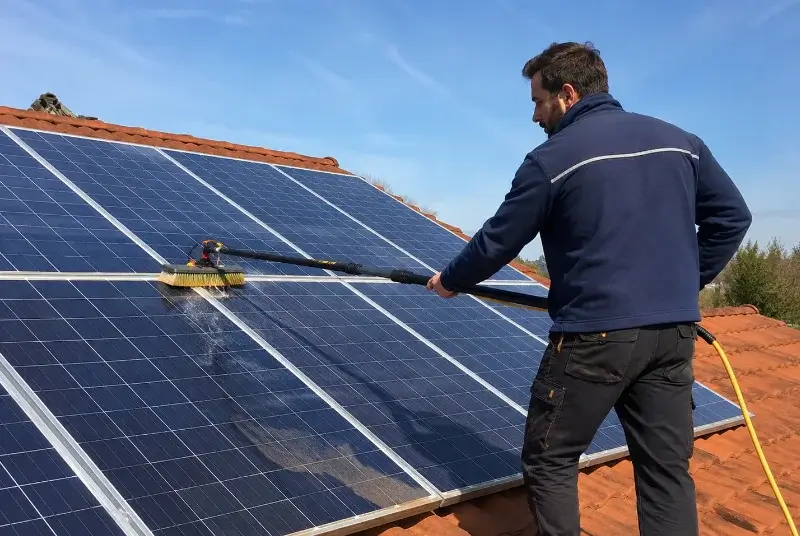 Nettoyage et entretien de panneaux solaires à Lantillac